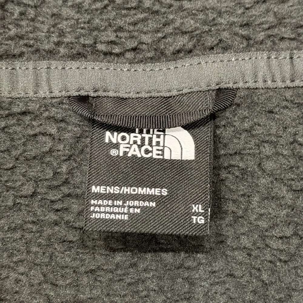 North Face Skyline Full-Zip XL Fleece Jacket NFOA5G5W Dark Gray Heather NWOT - Picture 6 of 6